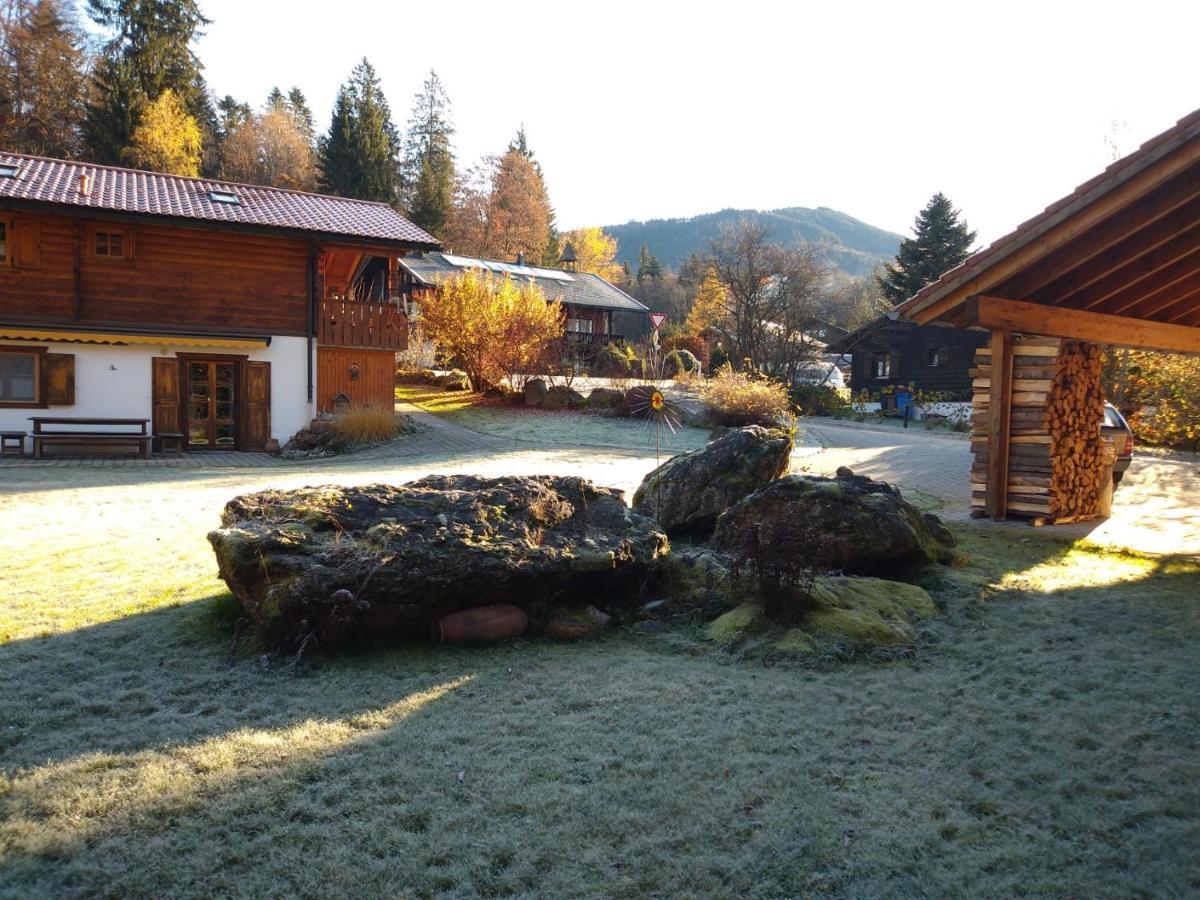 Huettenzauber Ferienwohnung Mitten Im Nationalpark Lindberg Exterior photo